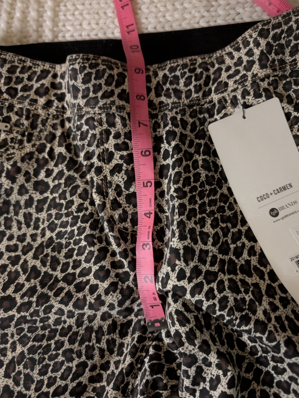 Coco + Carmen Cheetah Amazing Stretch Fit Sculpt Lift Jean Dress Pants NWT's. - Picture 13 of 16